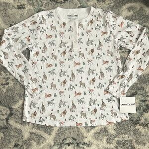 Sammy + Nat Holiday Pajama Top